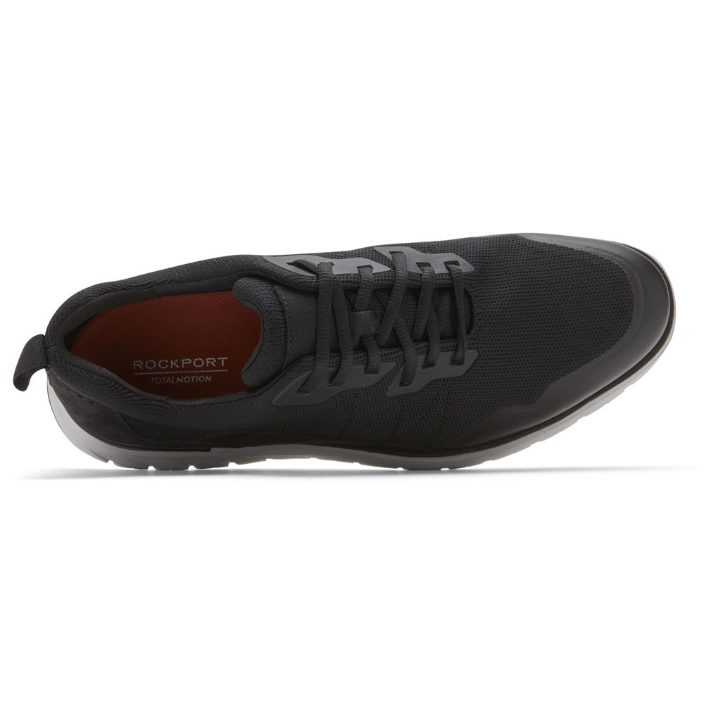 Rockport Mens Sneakers Black - Total Motion Sport Mudguard - UK 894-EQMFHB